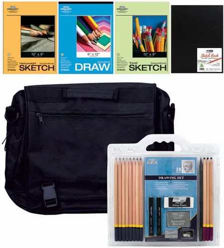 Vista 10 de PRO ART Paquete económico de papel para dibujar/boceto/encuadernado, multicolor