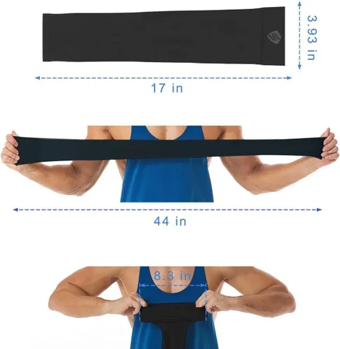 Vista 5 de Mangas de brazo para hombres y mujeres, calentadores de tatuajes, protección solar UV UPF 50