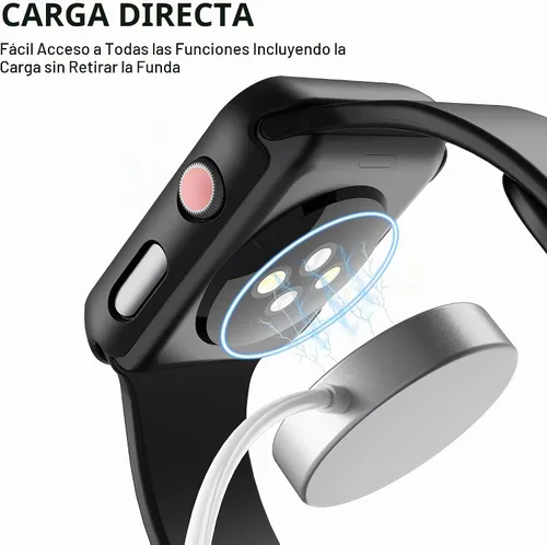 Vista 4 de Misxi Funda con protector de pantalla para Apple Watch Series 3/2 de 1.496