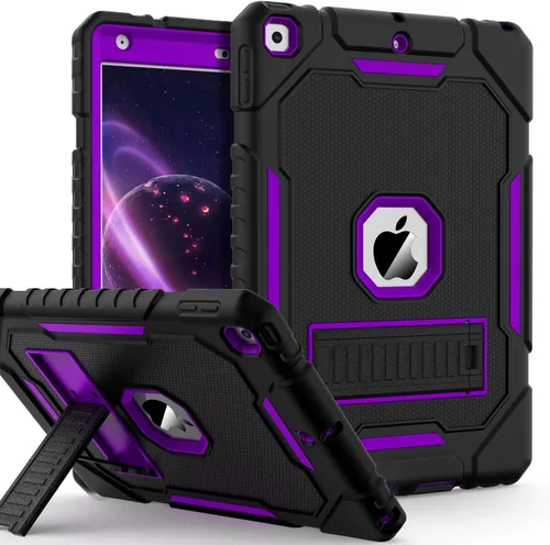 Vista 16 de ZoneFoker Funda para iPad de 9ª/8ª/7ª generación 2021/2020/2019 (10.2 pulgadas), Resistente de Servicio Pesado Grado Militar a Prueba de Golpes