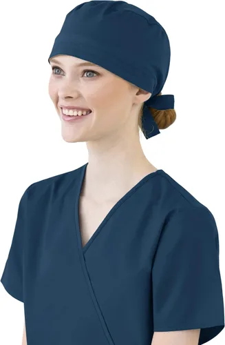 Vista 10 de WonderWink Gorra médica unisex Vino