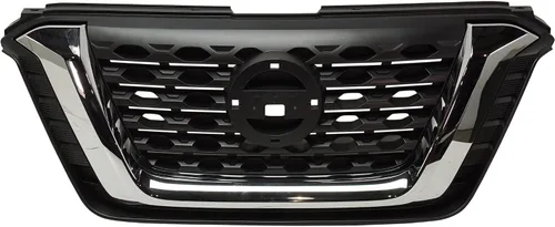 Vista 27 de Garage-Pro Conjunto de Parrilla Frontal para Nissan Frontier 1998-2000, Cáscara Cromada, Inserción Negra, Accesorios Nissan Frontier, NI1200183