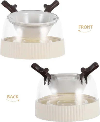 Vista 8 de Ceramic Slow Feeder PET Bowl for Cats and Dogs Anti Spill Dish