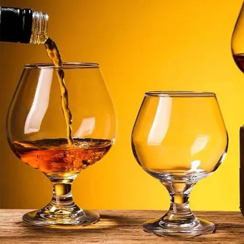 Vista 6 de Copas de vino de brandy, juego de 12 copas de vino de vidrio