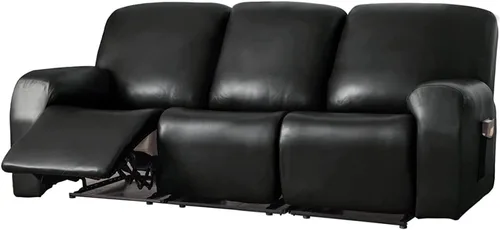 Vista 16 de Funda para sofá reclinable de 2/3 plazas, de piel sintética, impermeable, con bolsillo lateral, funda para sillón de masaje, protector de muebles
