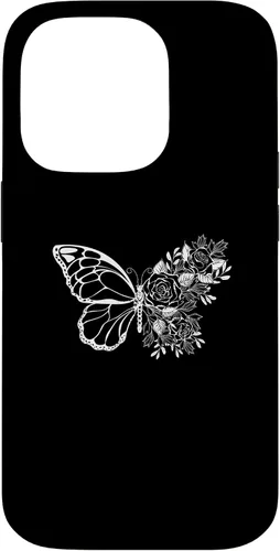 Vista 17 de Butterfly with Flowers Design Butterflies Flower Lover Case for iPhone 16