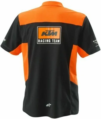 Vista 2 de KTM Polo Team (pequeño) Negro/Naranja