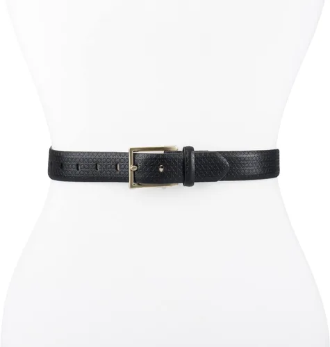 Vista 5 de Calvin KleinWomen's CK Micro Emboss Casual Belt for Jeans, Trousers and Dresses