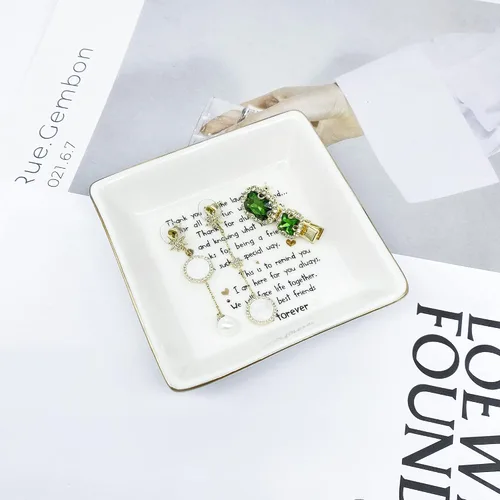 Vista 2 de Regalos de amistad para mujeres, Navidad, cumpleaños, grandes mejores mejores mejores amigas, joyería divertida, plato de anillo lindo sentimental