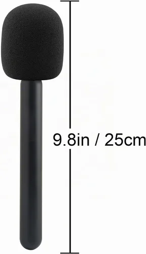 Vista 5 de Soporte para micrófono de mano magnético Neewer CM28, PQRQP 3 en 1 micrófono, GODOX Magic XT1, RIBIU LIBERVOX WM01, Gamiity M9 Wireless Lavalier Mic