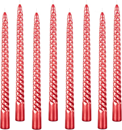 Vista 18 de Kemladio 4 velas cónicas de 10 pulgadas, quemadas sin perfume 7.5 horas, cena elegante, palitos de velas altas, decoraciones de fiesta de Halloween
