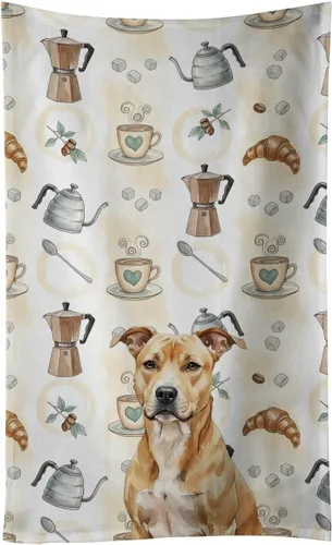 Vista 35 de Caroline's Treasures Afghan Hound - Toalla de cocina para barra de café, terciopelo frontal y lazo de algodón, lavable a máquina Sabueso afgano