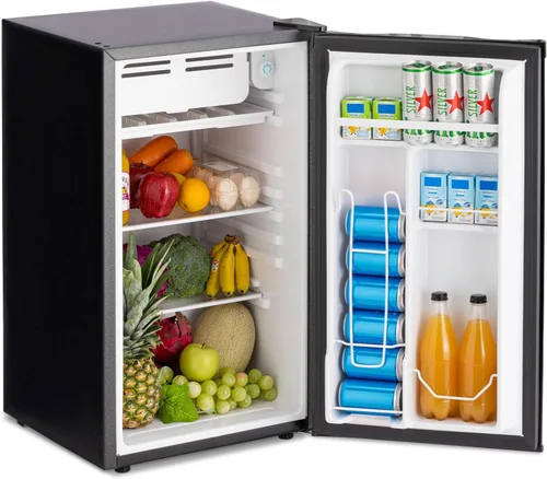Vista 11 de Mini Refrigerador Compacto de 24 Latas/0.9 Pies Cúbicos para Refrescos, Bebidas, Cerveza o Vino, Pequeño Refrigerador Enfriador de Bebidas Portátil