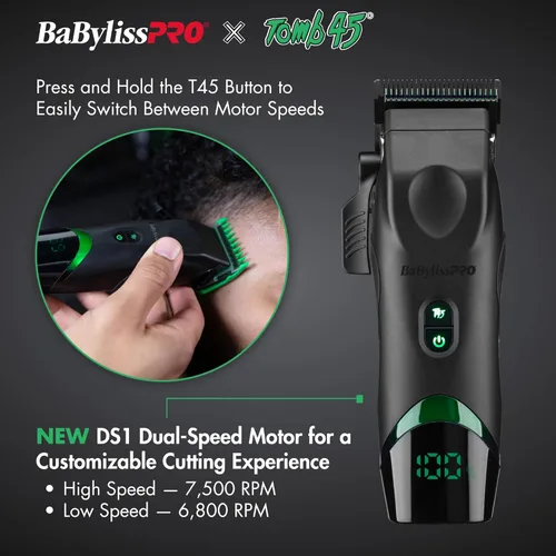 Vista 4 de BaBylissPRO x Tomb45 Wireless Charging Hair Clipper