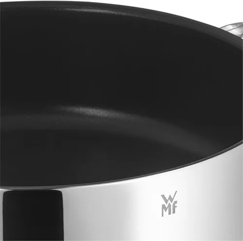 Vista 4 de WMF 0761406380 - Sartén para servir y estofar con tapa de cristal, diámetro 11 in