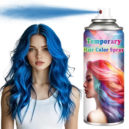 Vista 13 de Spray temporal de color gris para mujeres y hombres, lavable 120ML