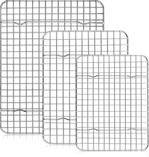 Vista 8 de Checkered Chef Estantes de enfriamiento plegables - Estante para hornear