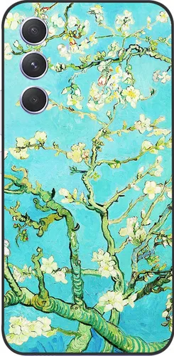 Vista 21 de Berkin Arts Funda de silicona compatible con Samsung Galaxy A52 5G 4G/A52S 5G con diseño antideslizante, color amarillo, romántico, Luv San