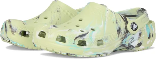 Vista 37 de Crocs - Zuecos clásicos para niños, diseño de teñido anudado jaspeado