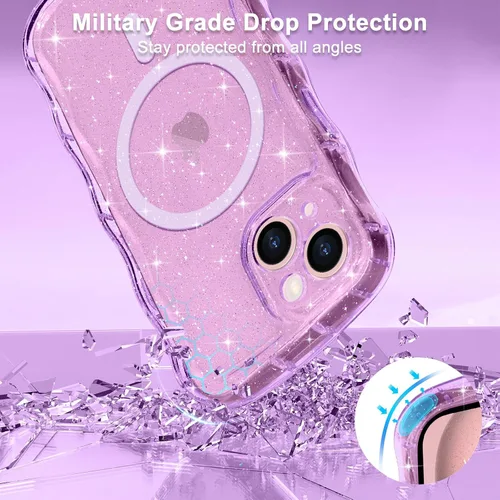 Vista 202 de Pepmune Funda magnética para iPhone 17 Pro Max, color rosa