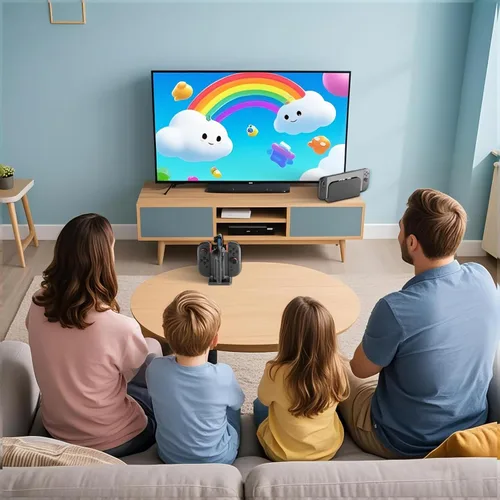 Vista 9 de HEYSTOP Base de carga compatible con Nintendo Switch 2 Joy-Con, estación de acoplamiento de cargador magnético Joycon de 4 puertos, indicador LED