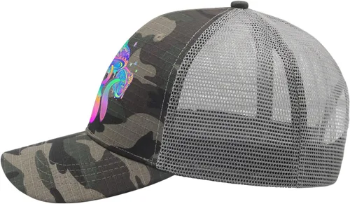 Vista 3 de Cap Magic Mushrooms Dad Hat for Men Graphic Denim Dad Hat Adjustable