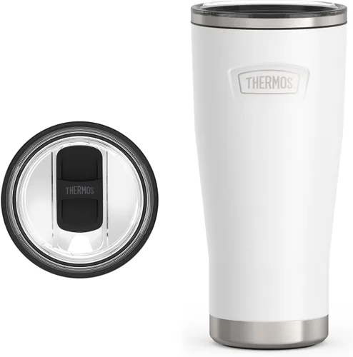 Vista 11 de THERMOS ICON SERIES, vaso de acero inoxidable con cierre deslizante, 18 onzas, carmesí
