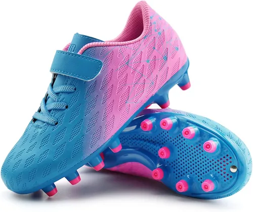 Vista 6 de brooman Zapatos deportivos de fútbol para niños y niñas, para exteriores