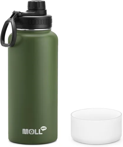 Vista 10 de Botella de agua de 12 oz para niños de acero inoxidable con aislamiento al vacío de boca ancha Botella de agua deportiva - Pequeña botella de agua