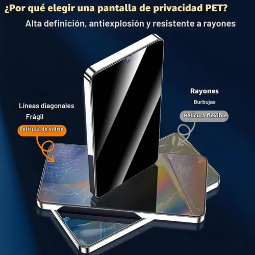 Vista 4 de YWXTW EZ Unlock - Protector de pantalla de privacidad para Samsung Galaxy S25 Plus, soporte de huellas dactilares ultrasónico 0.01S, no de vidrio