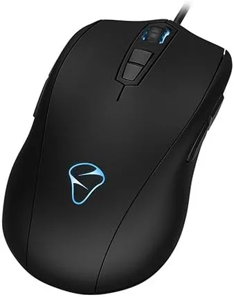 Vista 4 de Mionix mouse Ambidiestro Negro LED multicolor