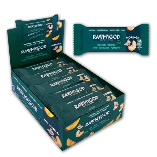 Vista 15 de RAWMYGOD Barras de Frutas y Nueces, Sin Gluten, Veganas, Sin Azúcar Añadida