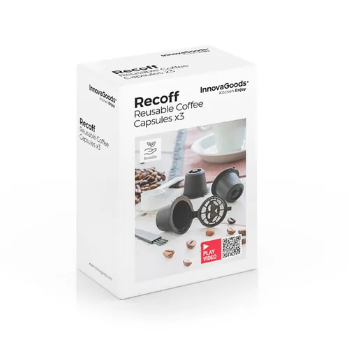 Vista 10 de Set de 3 Cápsulas de Café Reutilizables Recoff InnovaGoods