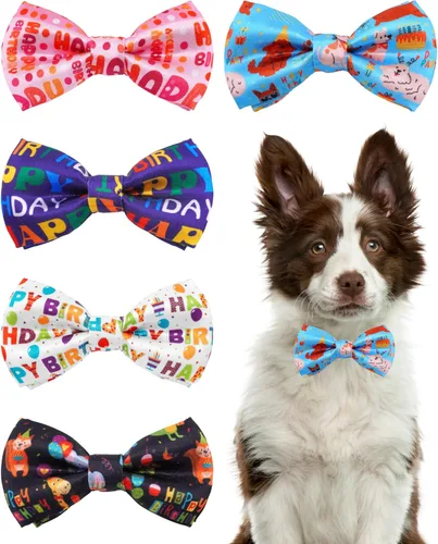 Vista 12 de PET SHOW Paquete de 8 pajaritas a cuadros para perros pequeños