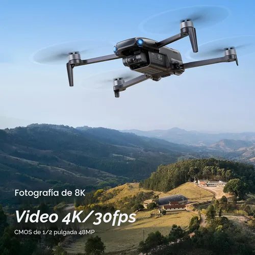 Vista 4 de Ruko U11MINI 4K (RC3), dron para principiantes con controlador de pantalla táctil y hélices de dron U11MINI 4K