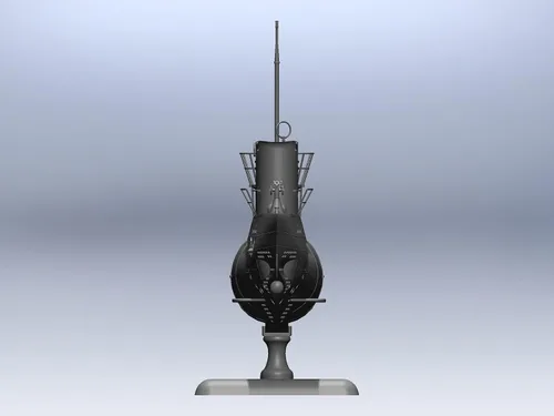 Vista 5 de ICM S.010 - Kit de modelo de embarcación militar de plástico U-Boat Tipo IIB (1943), submarino alemán - Escala 1:144