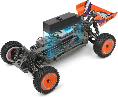 Vista 8 de GoolRC WLtoys 124010 - Autos RC para adultos, auto de control remoto a escala 1:12, 4WD 55KM/H, auto de carreras RC de alta velocidad, 2.4 GHz, todo