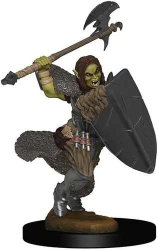 Vista 6 de Pathfinder Battles Deep Cuts: Bárbaro femenino medio orco