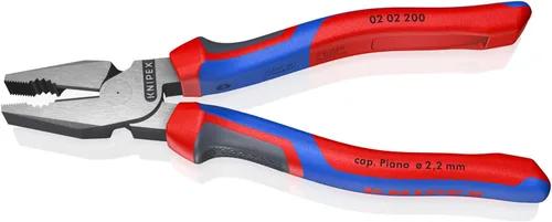 Vista 2 de KNIPEX Herramientas - Alicates combinados de alto apalancamiento, multicomponente (202200), 8 pulgadas