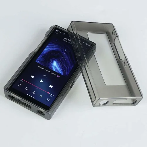 Vista 8 de Suave TPU Clear Crystal Full Protective Skin Shell Case Cover para FiiO M11 Plus LTD reproductor de música (transparente)