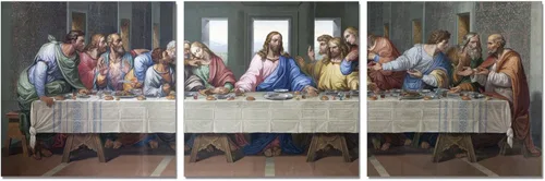 Vista 12 de Furinno Senia Impresión artística en formato tríptico para colgar en la pared