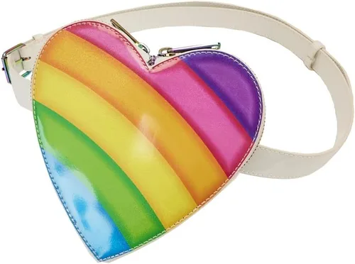 Vista 4 de Mini mochila Lisa Frank Logo Heart Rainbow de Loungefly, Varios