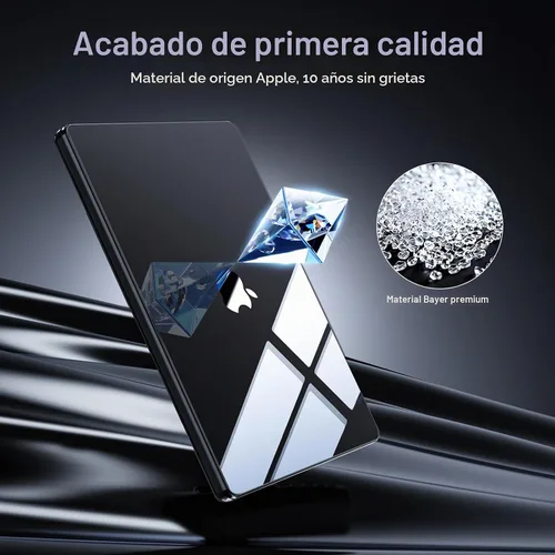 Vista 5 de Soonjet Funda para MacBook Pro de 14 pulgadas M5 M4 M3 M2 M1 Pro/Max 2026 Crystal Black
