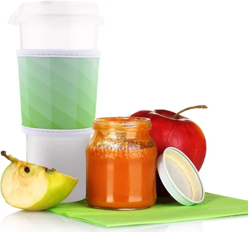 Vista 5 de CM Funda reutilizable para taza de café, funda aislante de neopreno resistente al calor, para café, té, bebidas frías y calientes
