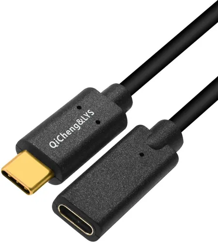 Vista 6 de QiCheng&LYS Cable de extensión USB C tipo C macho a hembra Thunderbolt 3 Cable de extensión USB 3.1 (10 Gbps) de carga/sincronización/video/audio 4K