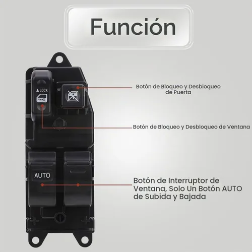 Vista 3 de 84820-08010 Interruptor de ventana eléctrica de puerta compatible