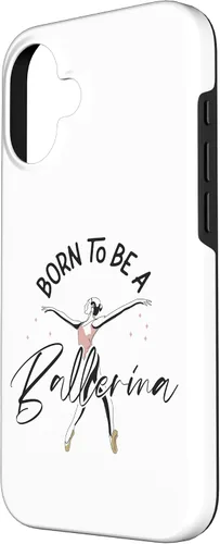 Vista 2 de Funda para iPhone 16 Ballerina Bailarina Bailarina Bailarina nacida para ser una bailarina