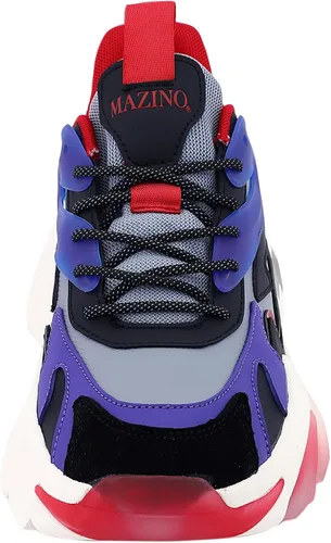 Vista 4 de Mazino Glacier Fashion - Tenis gruesos para hombre, zapatos casuales de atletismo para hombre