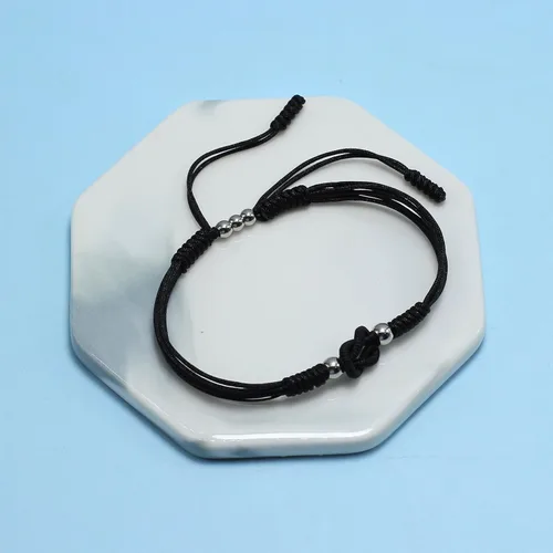 Vista 3 de LAMIBEE Infinity Surfer - Pulsera de la amistad con amor y amistad con color multicolor, cuerda de protección de nudo tibetano de la suerte tejida