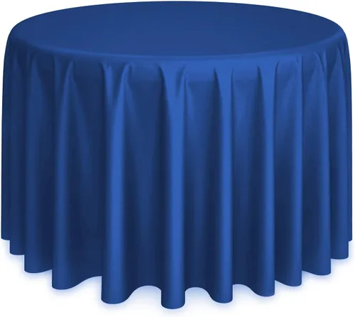 Vista 52 de Lann's Linens - Mantel redondo premium de 70 pulgadas para bodas/banquetes/restaurantes - Mantel de tela de poliéster - Azul bebé